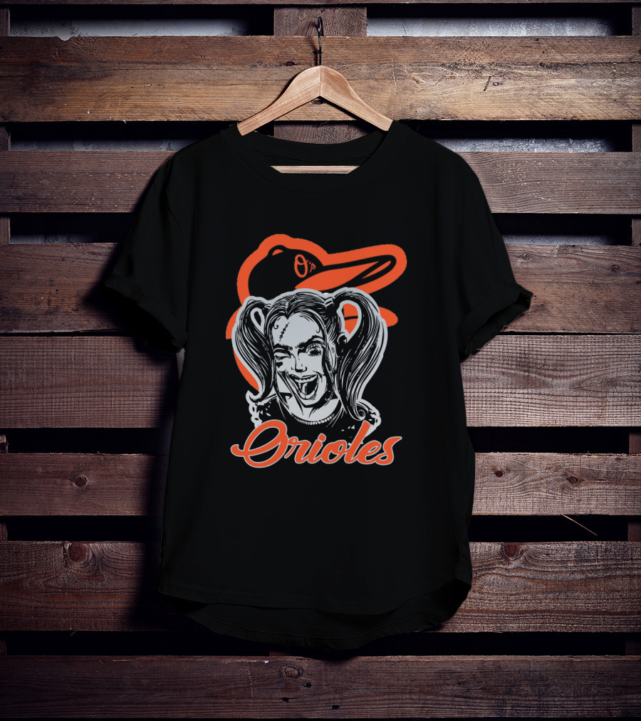 Orioles Harley Quinn Fans Baltimore Orioles T-Shirt