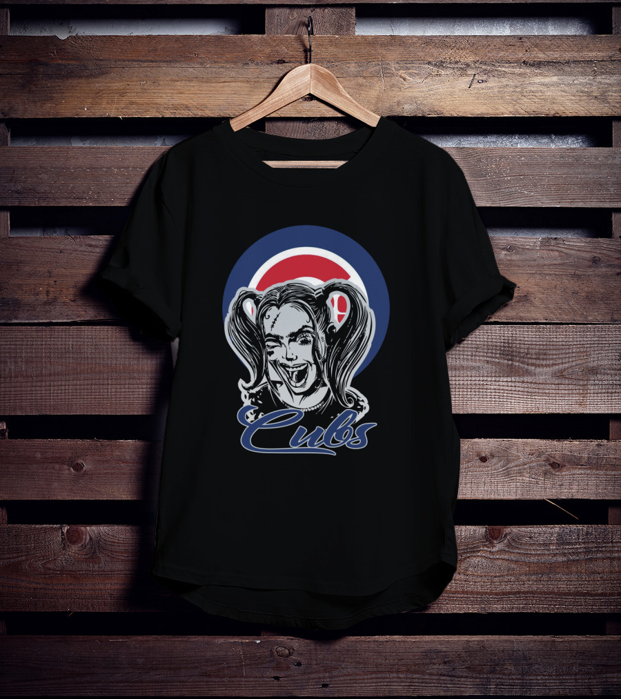 Harley Quinn Cubs Fans Chicago Baseball Team T-Shirt