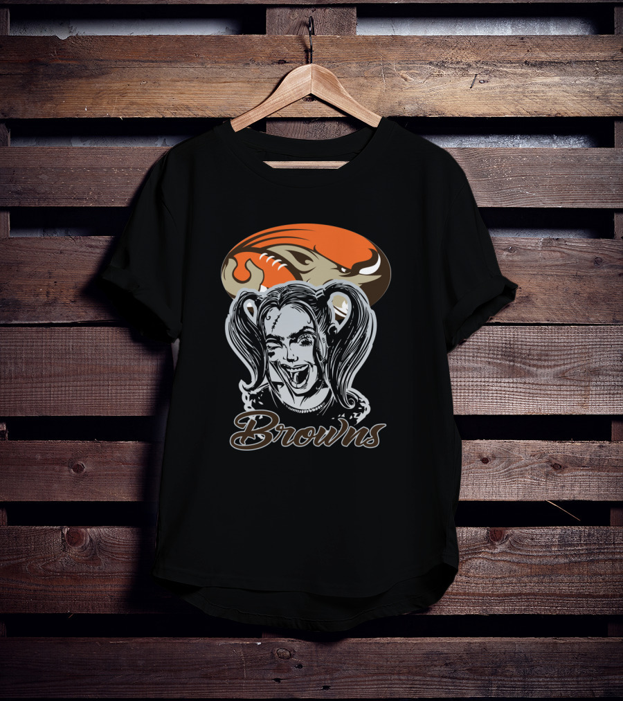Harley Quinn Fans Cleveland Browns Browns T-Shirt