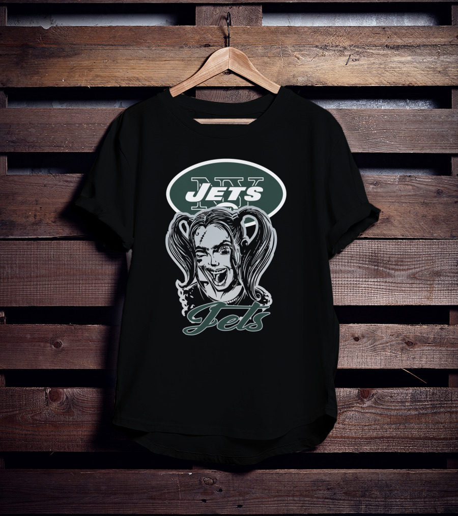 Harley Quinn New York Jets Nfl Fans T-Shirt