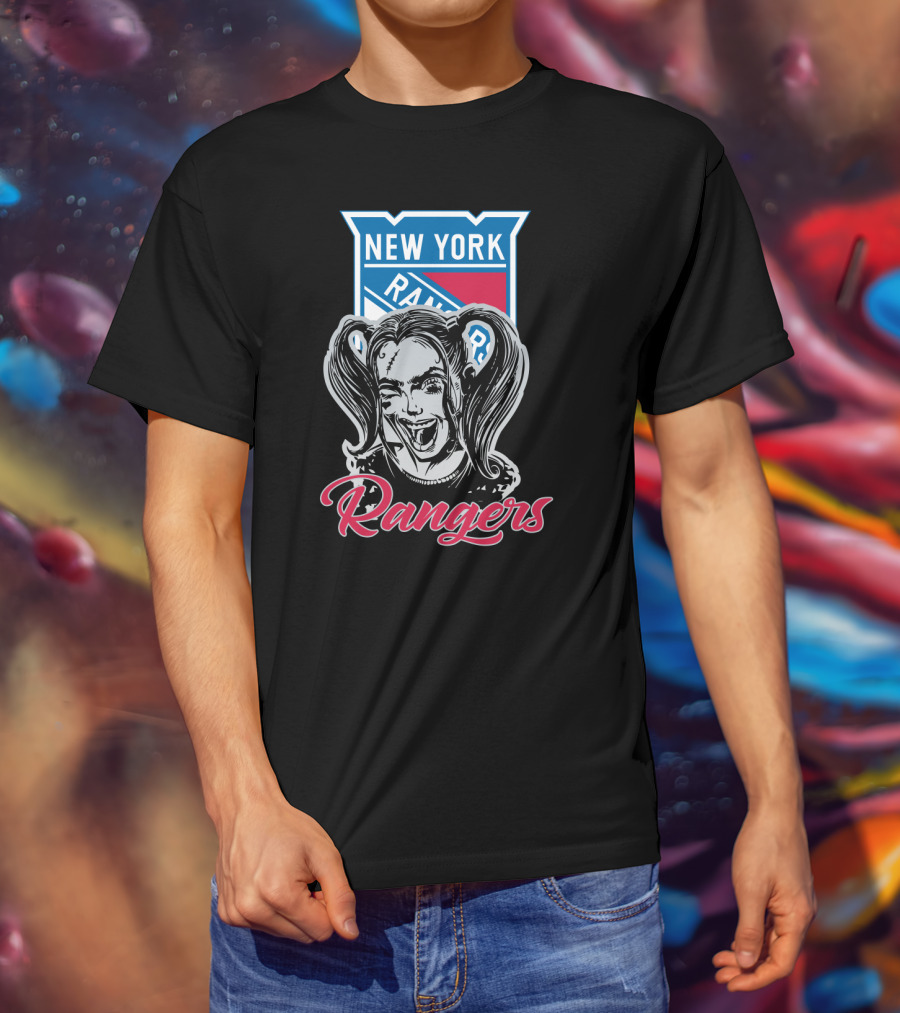 New York Rangers Harley Quinn Fans T-Shirt