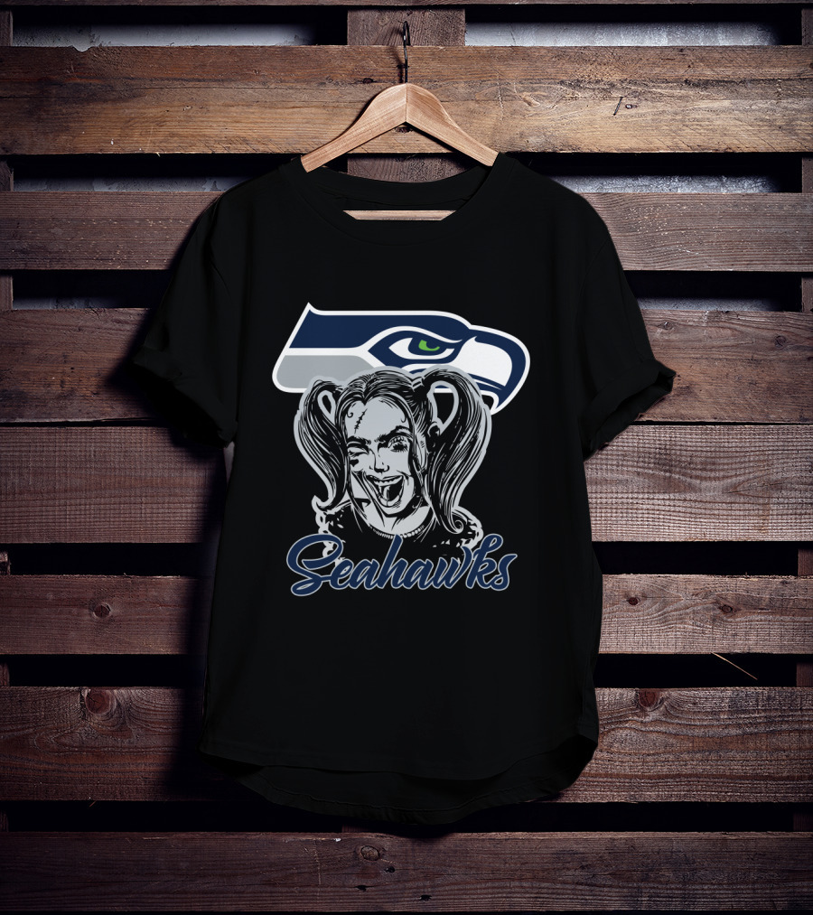 Harley Quinn Seattle Seahawks Fans T-Shirt