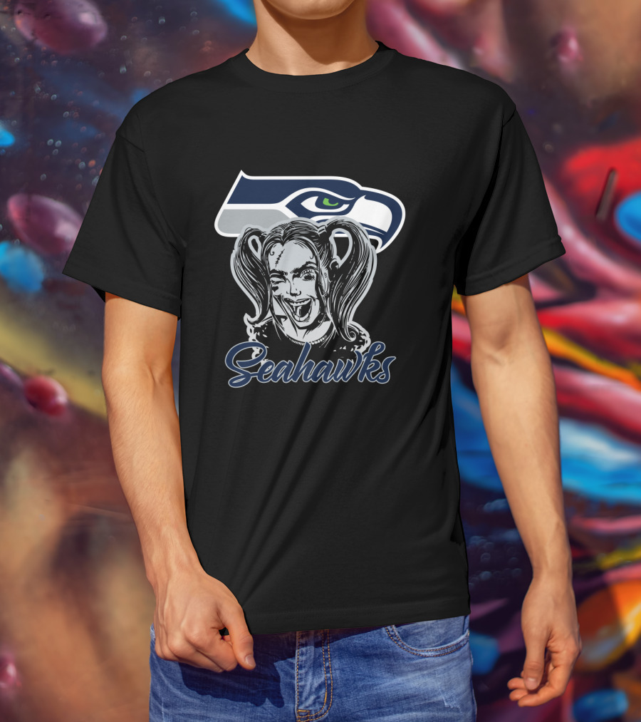 Harley Quinn Seattle Seahawks Fans T-Shirt