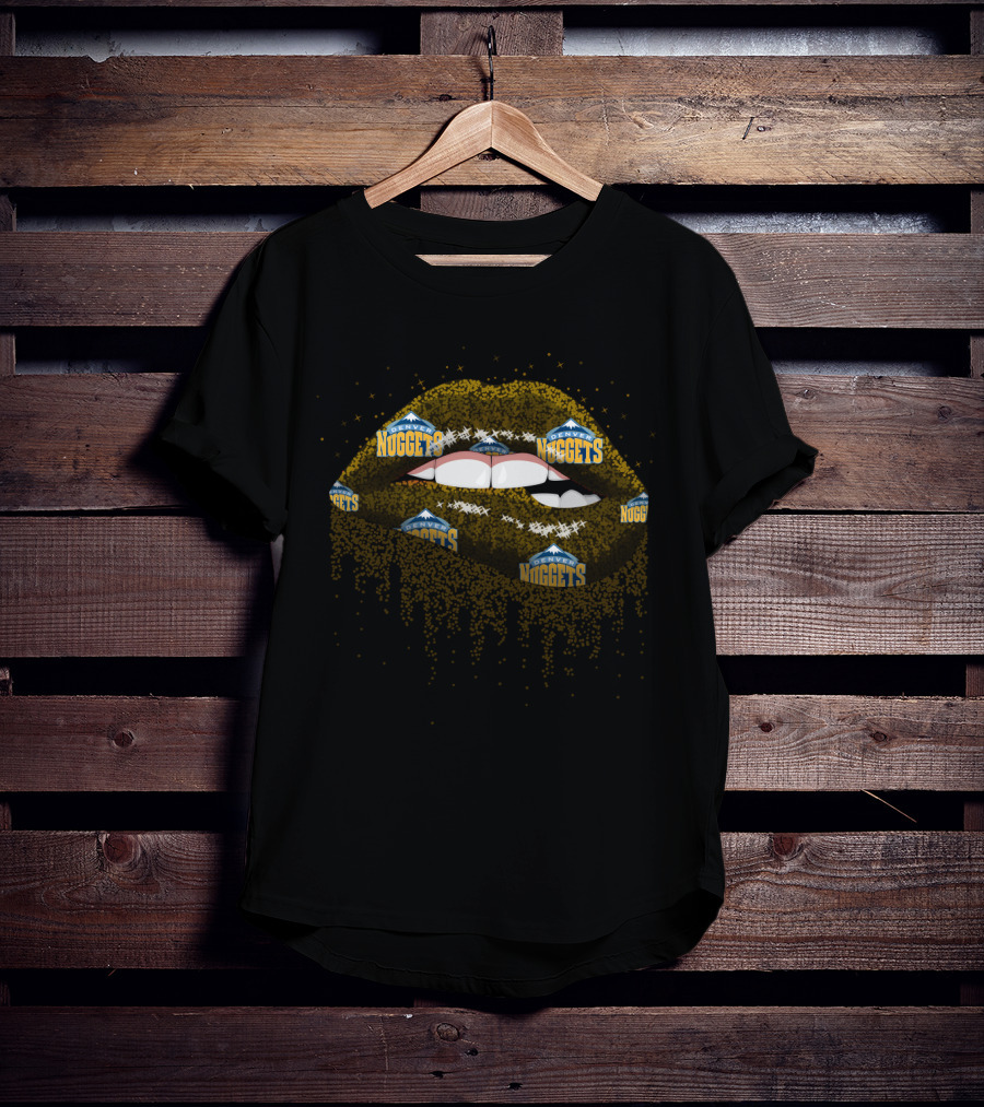 Denver Nuggets Lips Fan Shirt Nba T-Shirt