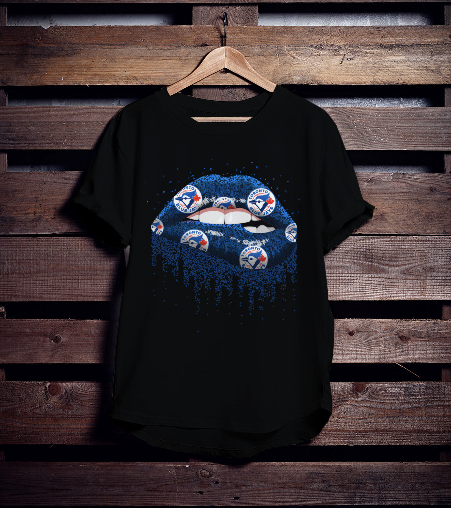 Toronto Blue Jays Glitter Lips Fans Must-Have T-Shirt