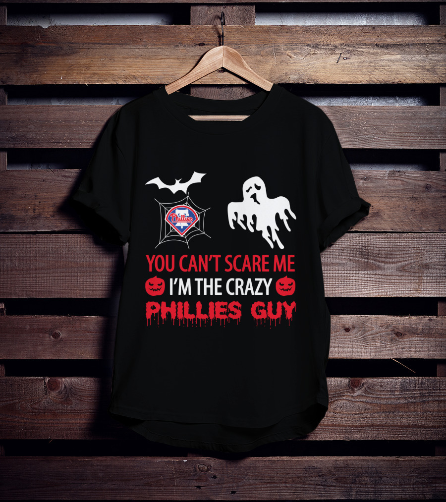 Philadelphia Phillies Halloween Crazy Phillies Guy T-Shirt