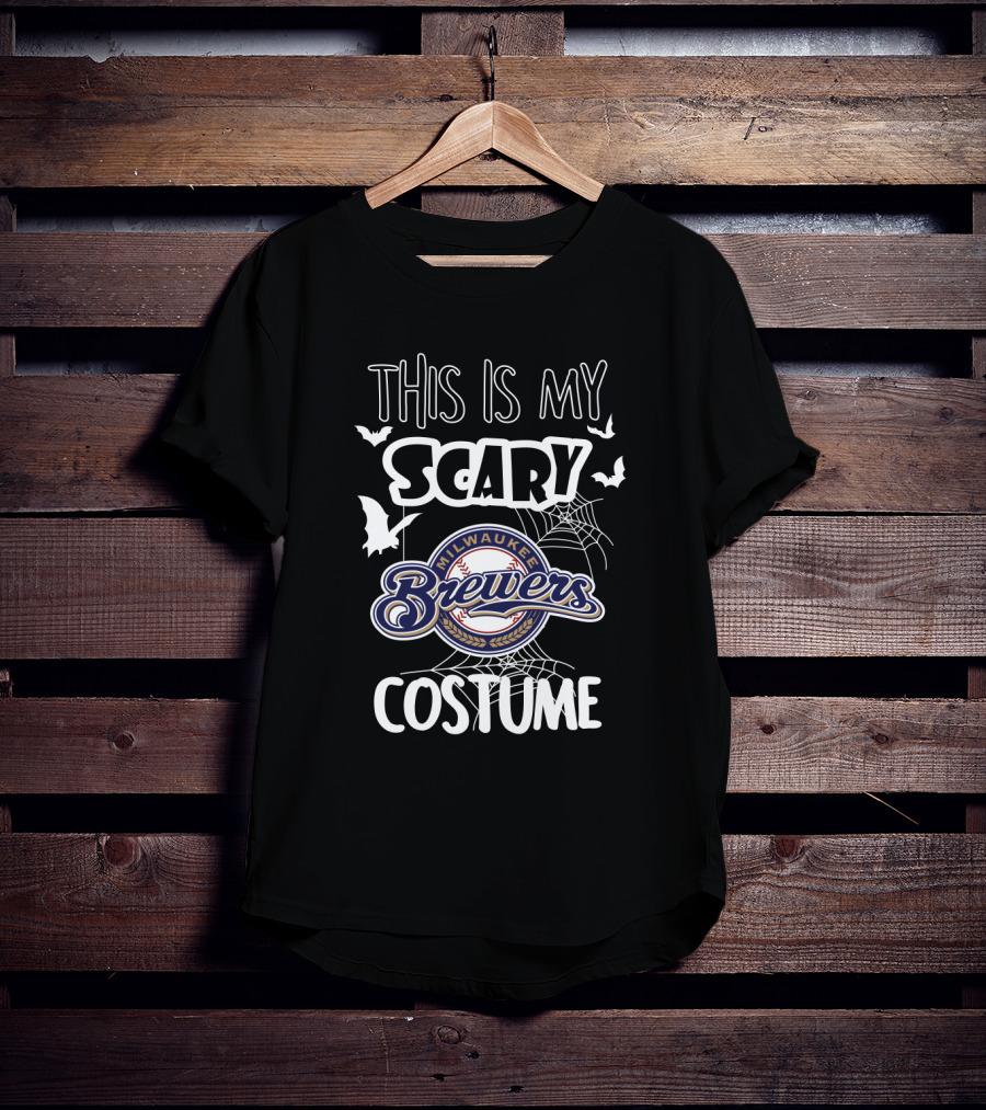This Is My Scary Milwaukee Brewers Costume Halloween T-Shirt