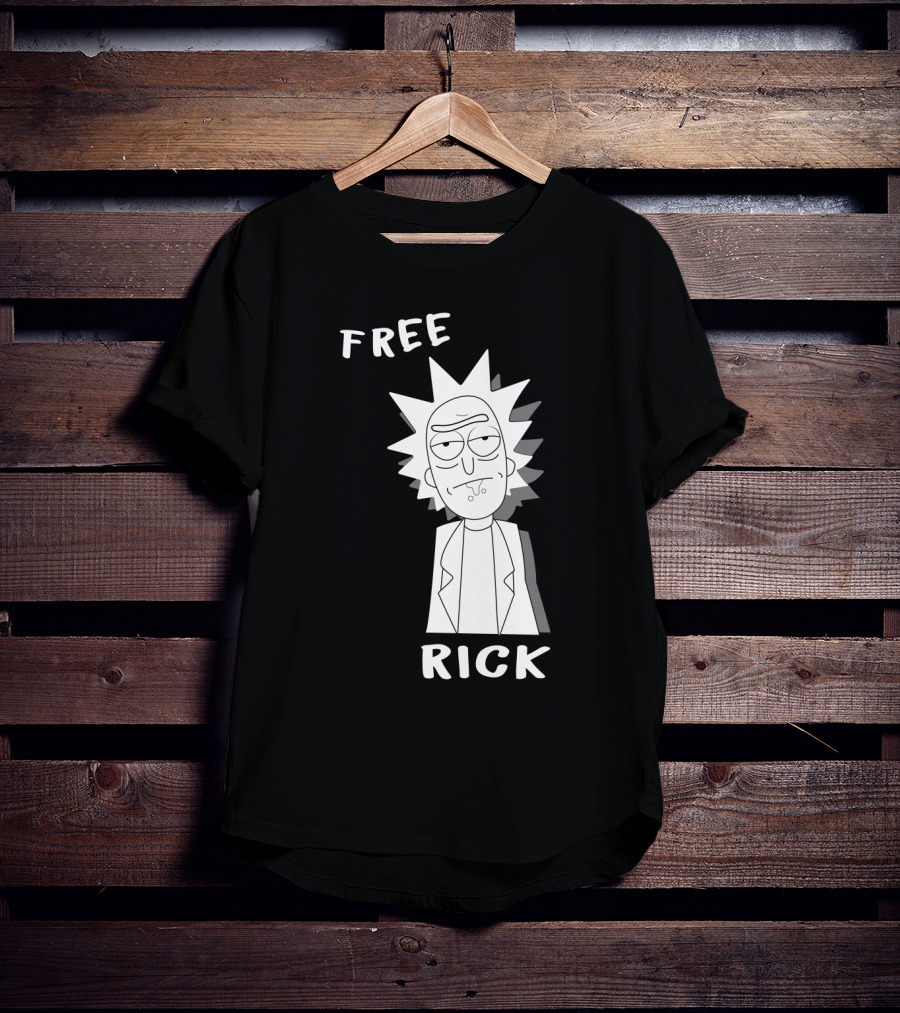 Rick And Morty Fans Unite For Free Rick Movement T-Shirt