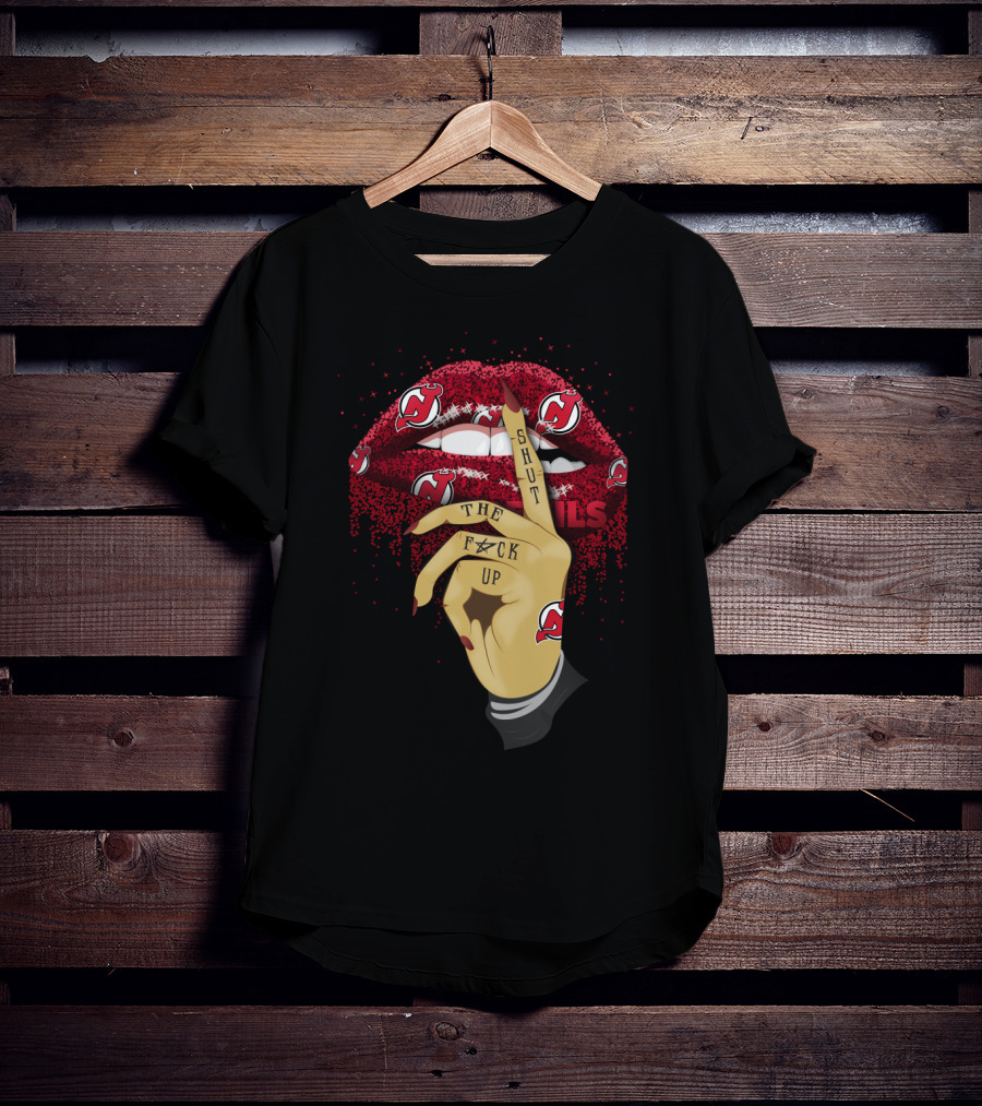 Shut Up Lip New Jersey Devils Fans T-Shirt