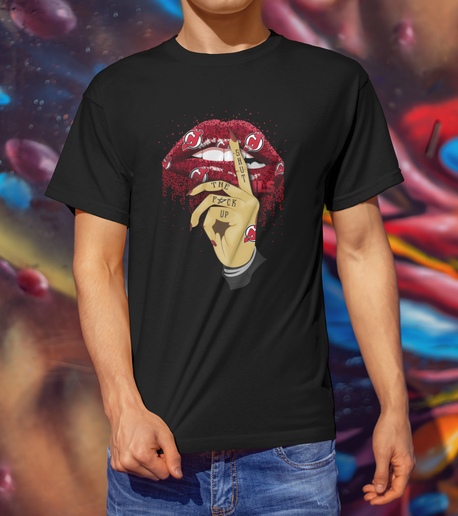Shut Up Lip New Jersey Devils Fans T-Shirt