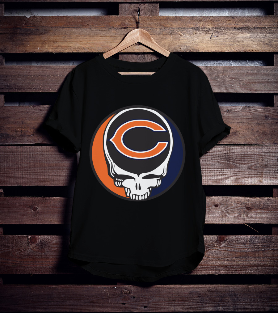 Grateful Dead Chicago Bears Skull T-Shirt