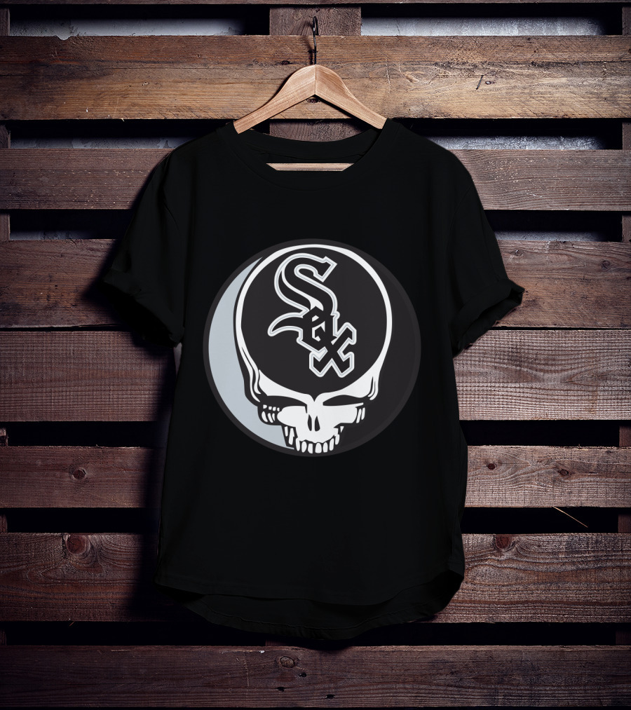 Grateful Dead Steal Your Face Chicago White Sox Fan Mashup T-Shirt