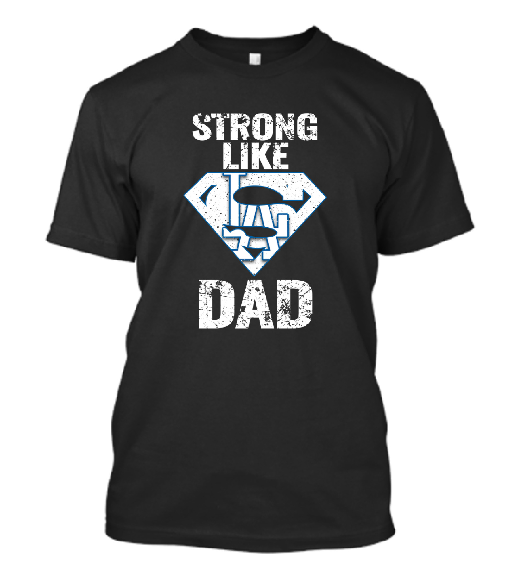 Strong Like Super Dad Los Angeles Dodgers Iconic T-Shirt
