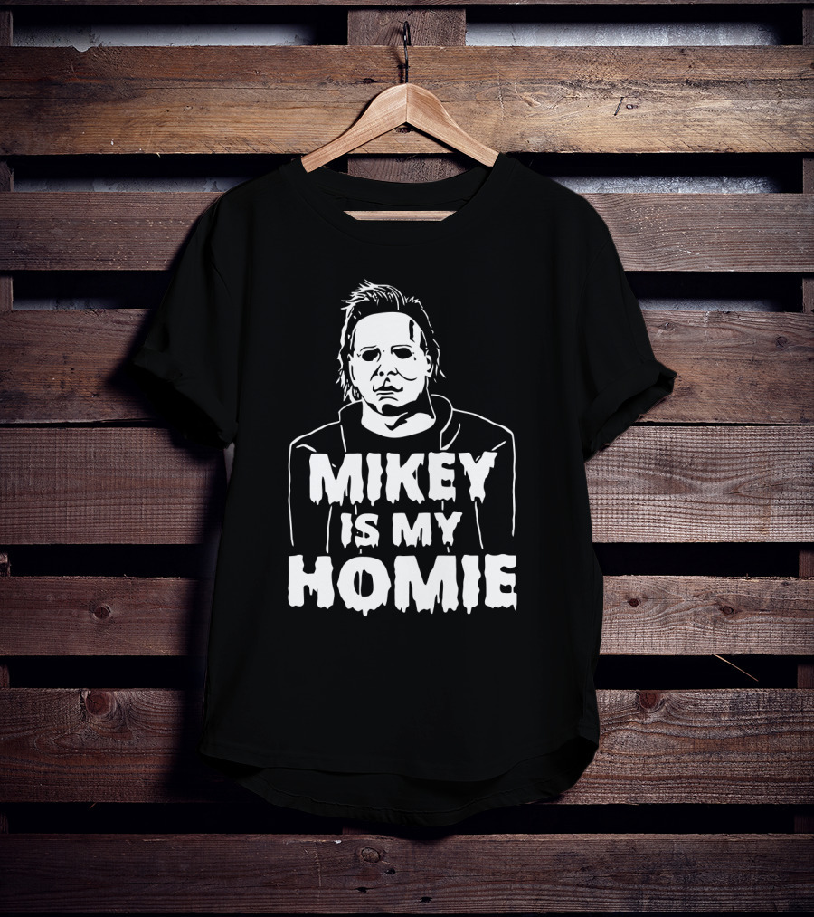 Mikey Is My Homie Halloween Horror Icon T-Shirt