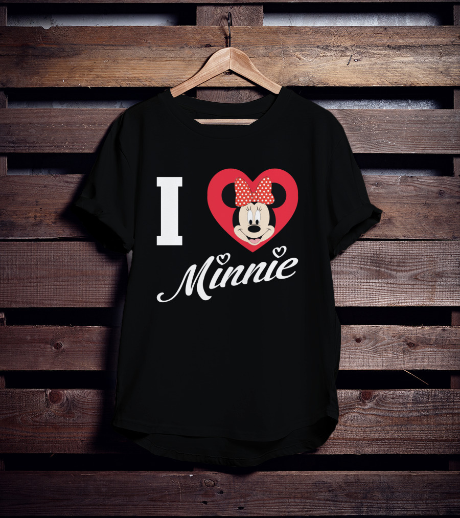 I Heart Minnie Mouse Bow Polka Dot Magic T-Shirt