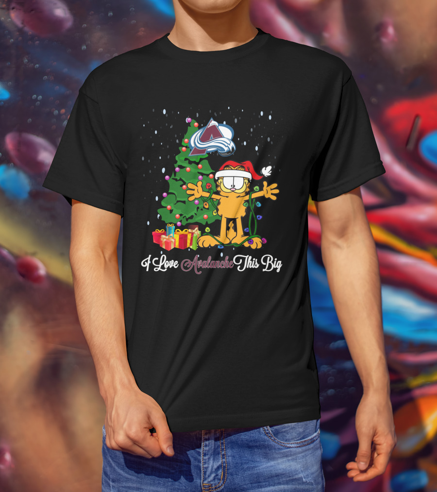 I Love Colorado Avalanche This Big Christmas Tree And Gifts T-Shirt