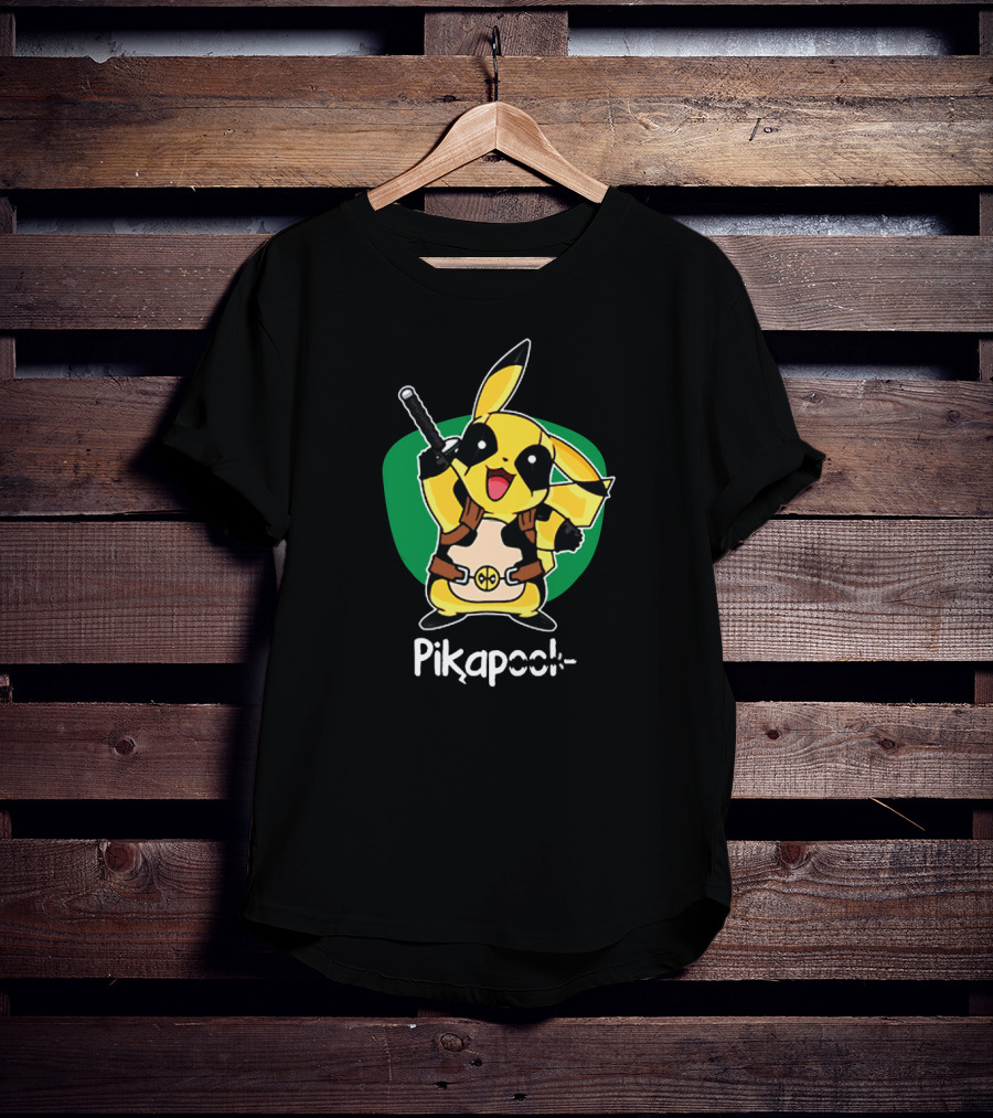 Pikapool Pikachu Deadpool Fusion T-Shirt