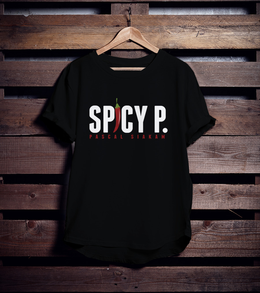 Spicy P Pascal Siakam With Red Chili Pepper T-Shirt