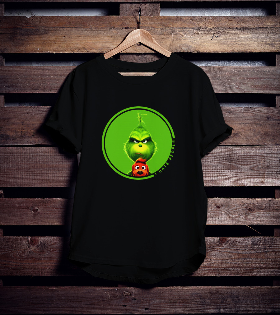The Grinch I Hate People Christmas Movies Max T-Shirt
