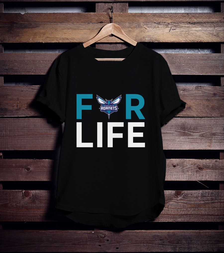 Charlotte Hornets Logo For Life Enthusiasts T-Shirt