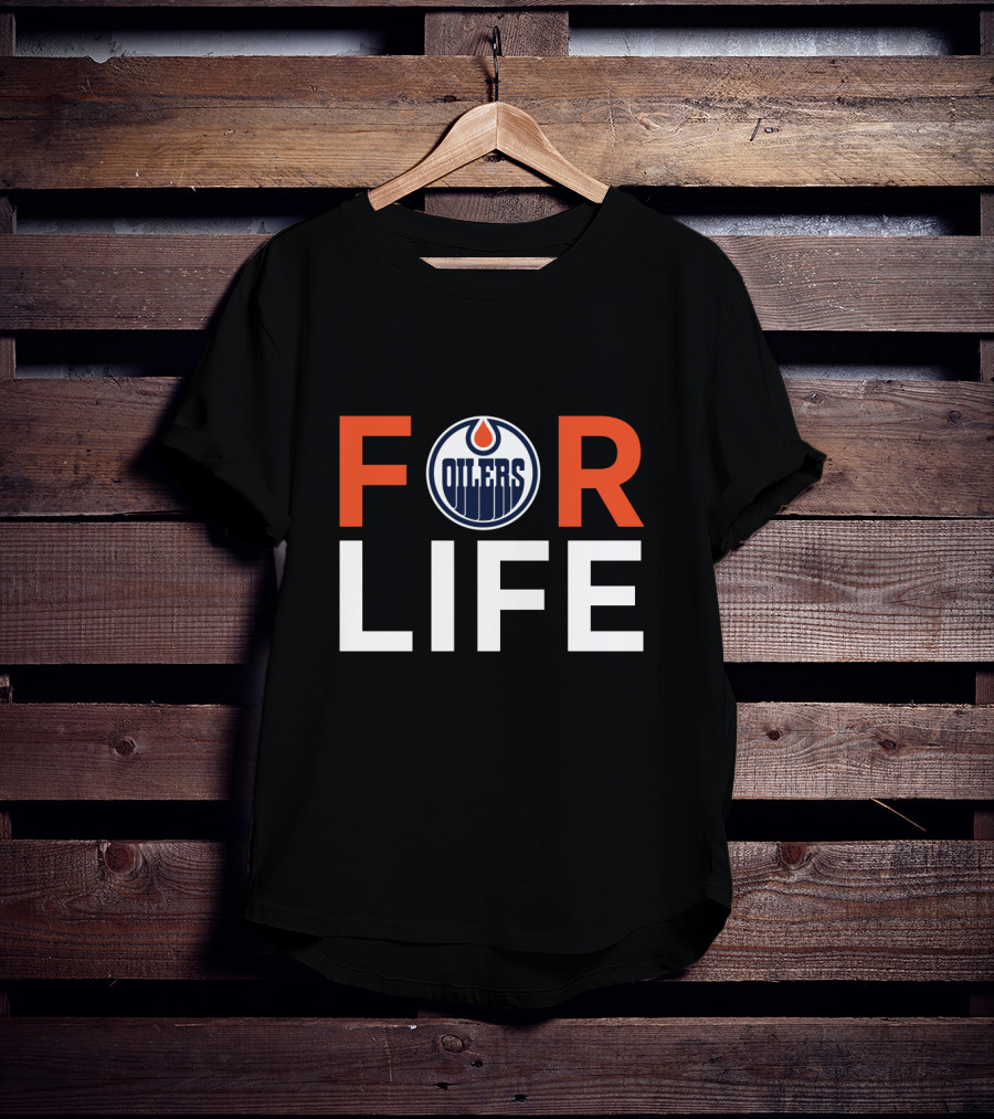 Edmonton Oilers Logo For Life Loyal Fans T-Shirt