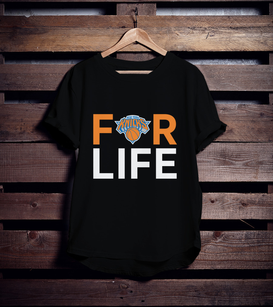 New York Knicks For Life Fan Loyalty T-Shirt