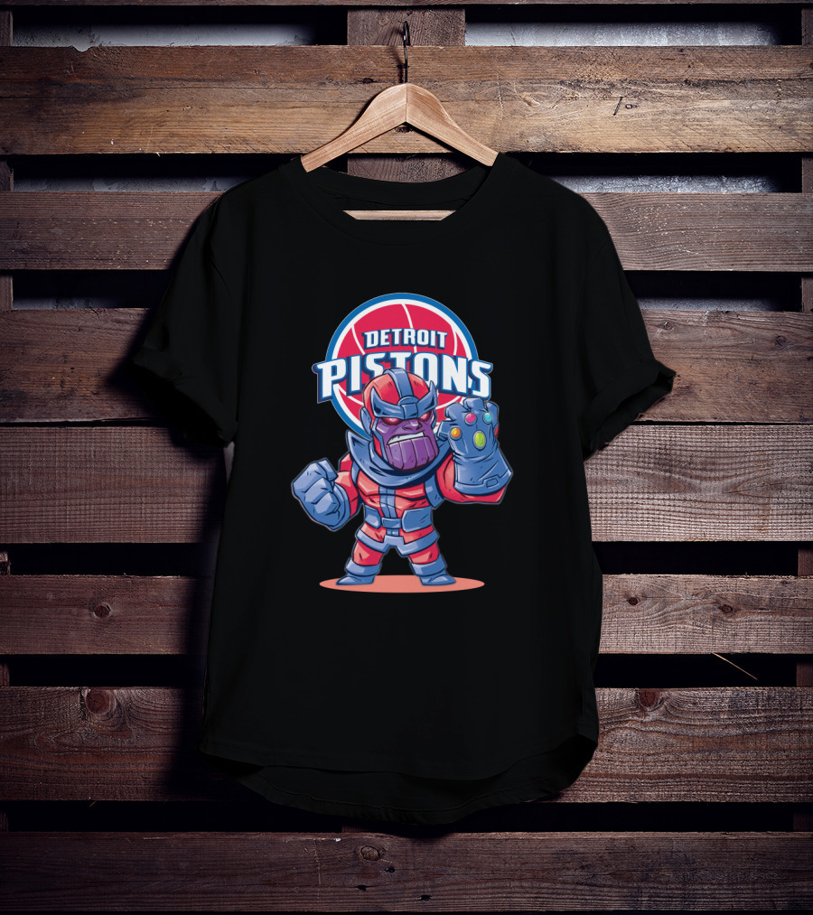 Thanos Detroit Pistons Basketball Crossover Fans T-Shirt