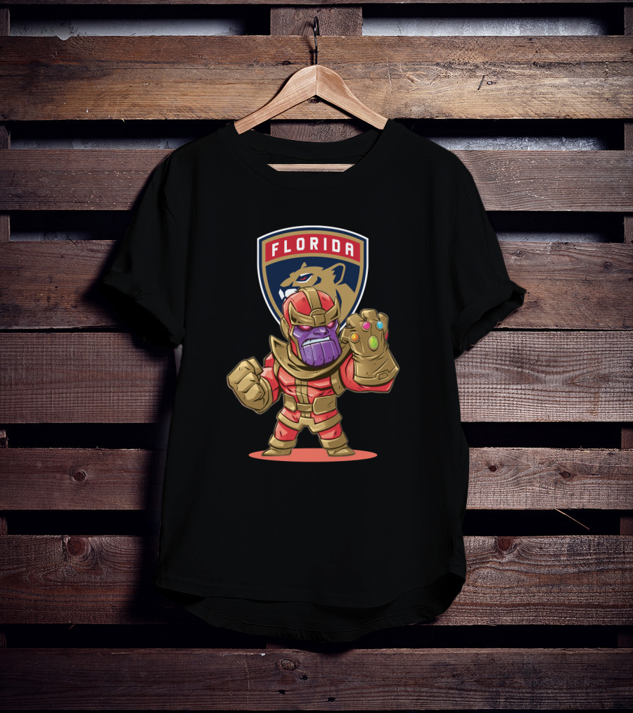 Florida Panthers Marvel Mashup Thanos T-Shirt