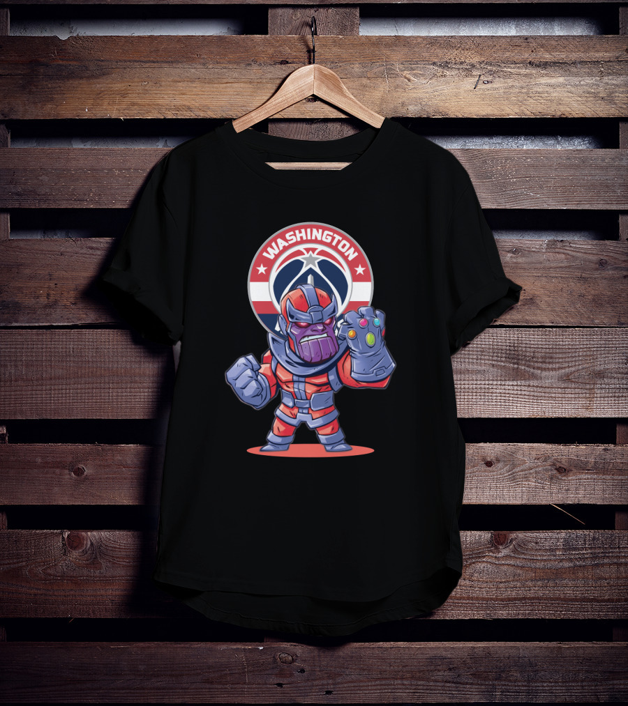 Washington Wizards Thanos Fan Crossovers T-Shirt