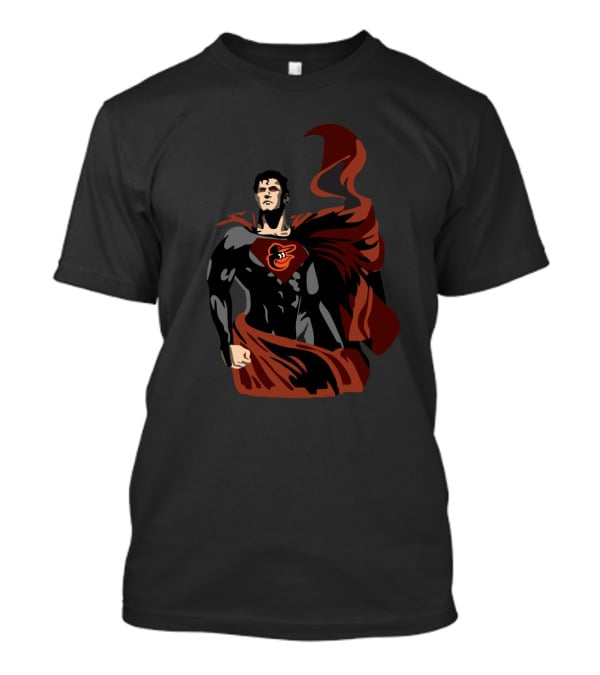 Superman Baltimore Orioles Crossover Fan T-Shirt