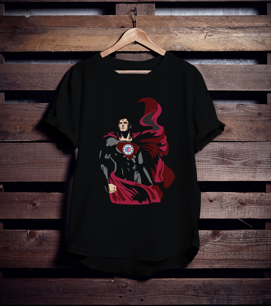 Superman La Clippers Logo Fan Edition T-Shirt