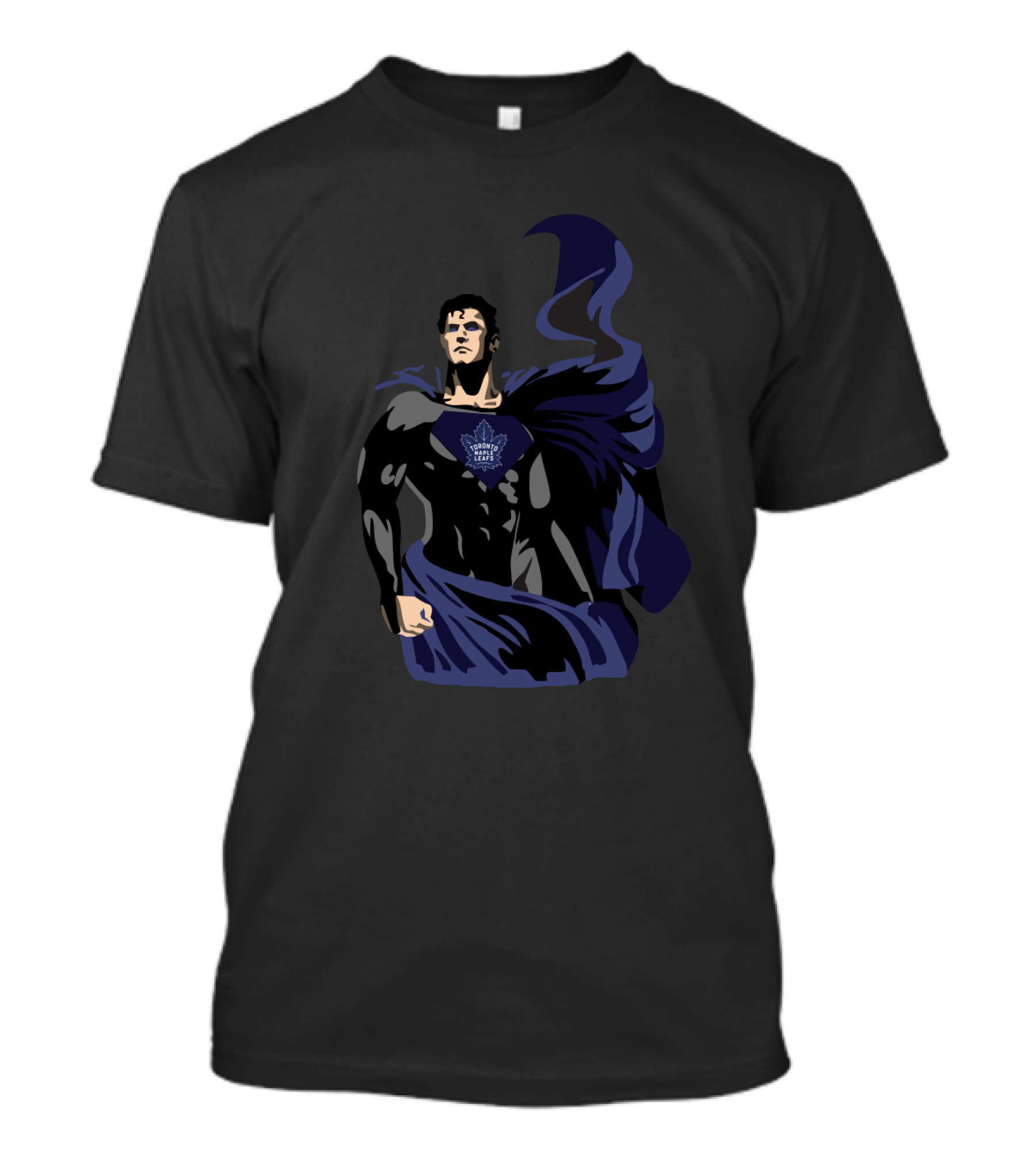 Toronto Maple Leafs Hockey Superman Crossover Emblem T-Shirt