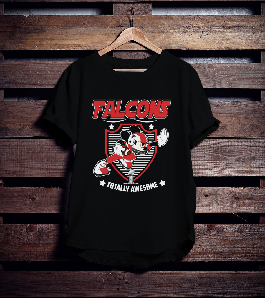 Falcons Totally Awesome Mickey Football Fan T-Shirt