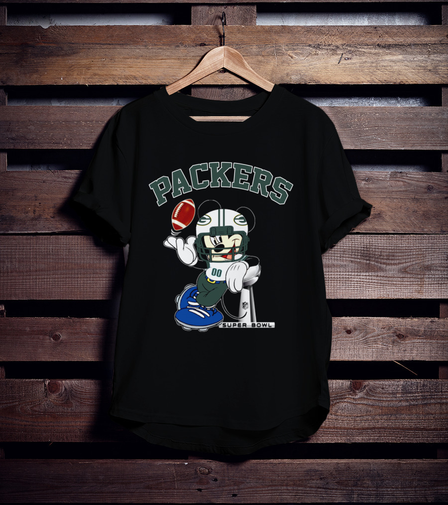 Packers Mickey Super Bowl Nfl T-Shirt