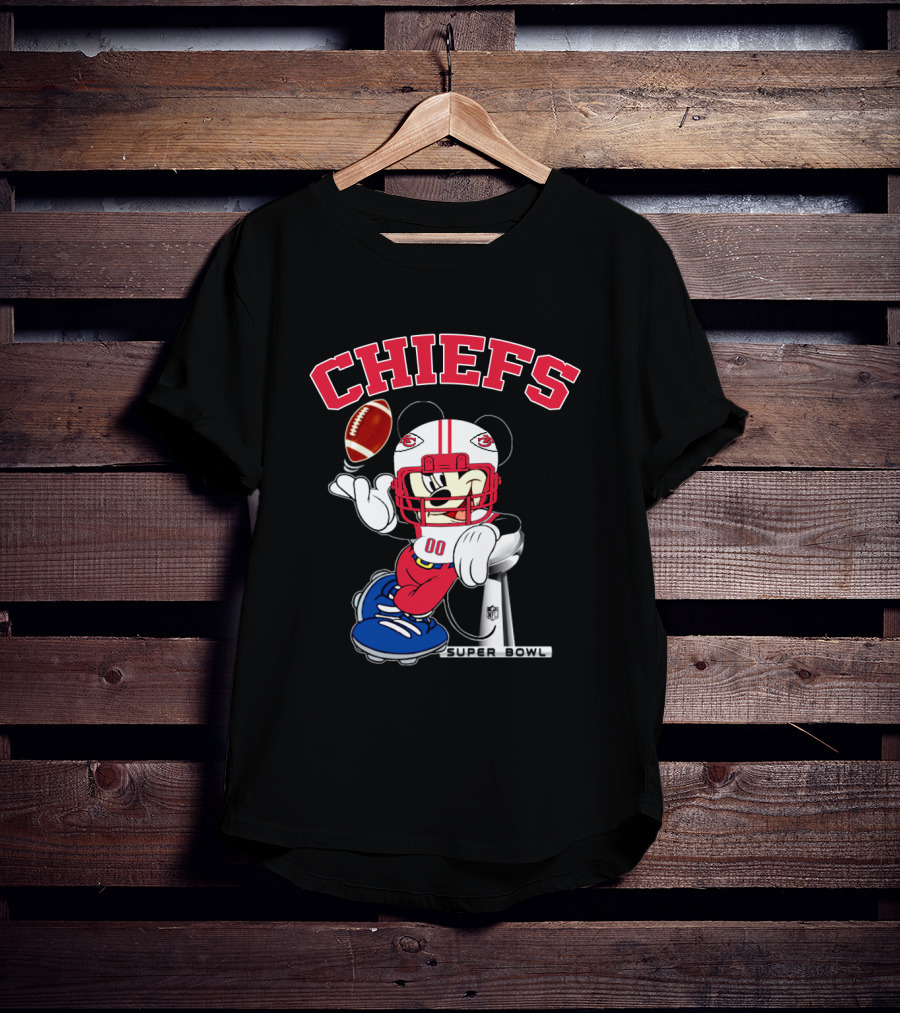 Chiefs Mickey Nfl Super Bowl Kansas City T-Shirt