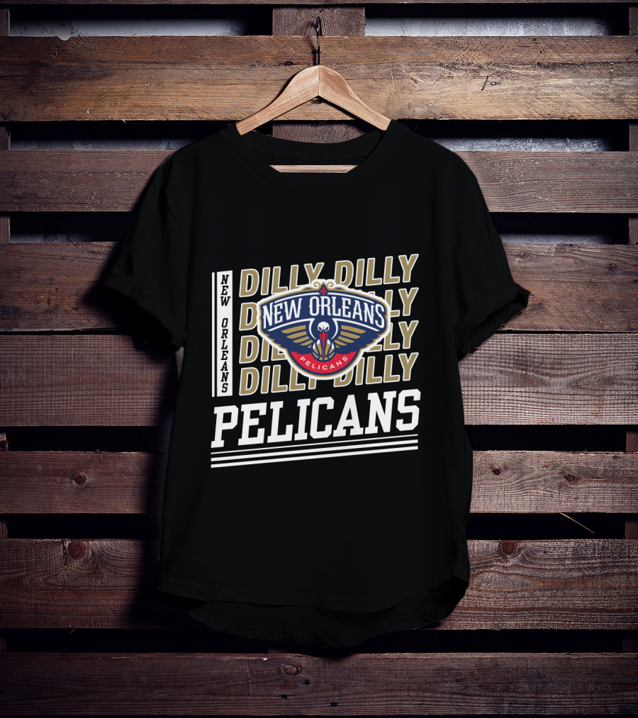 New Orleans Pelicans Dilly Dilly Bud Light Logo Nba T-Shirt