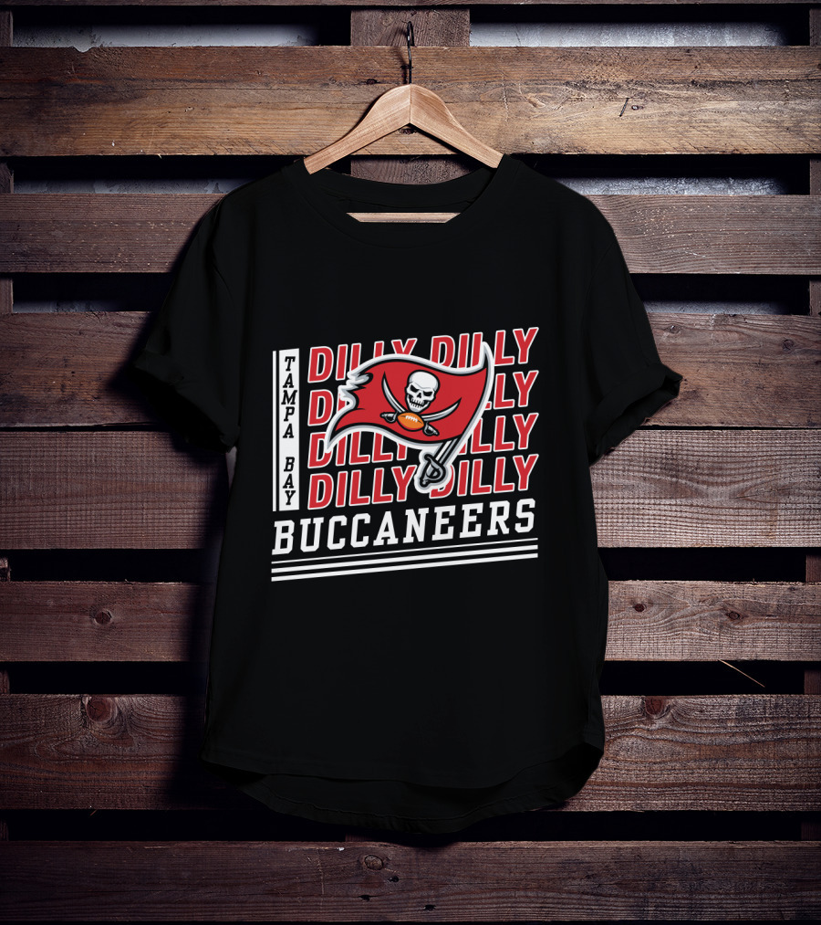 Tampa Bay Buccaneers Dilly Dilly Bud Light Football Celebration Banner T-Shirt