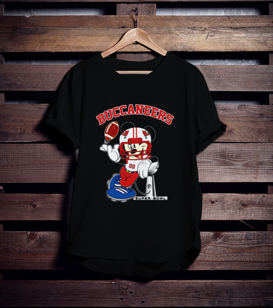 Buccaneers Mickey Super Bowl Nfl Football T-Shirt