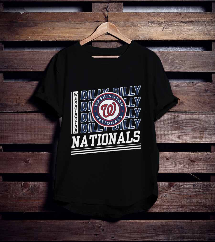 Washington Nationals Dilly Dilly Fans Logo Nationals T-Shirt