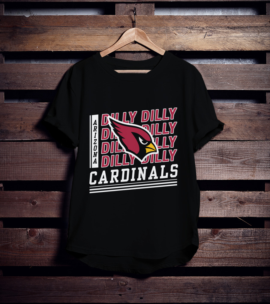 Arizona Cardinals Dilly Dilly Logo With Bud Light Collaboration T-Shirt