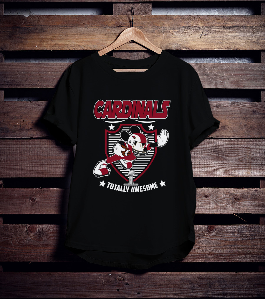 Cardinals Totally Awesome Mickey Football Stars T-Shirt