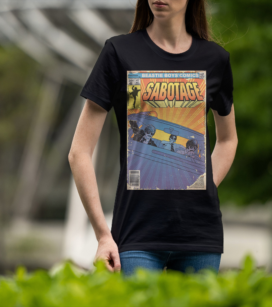 Beastie Boys Comics Sabotage 35¢ 47 Funny Ape 64B♯ Cover T-Shirt