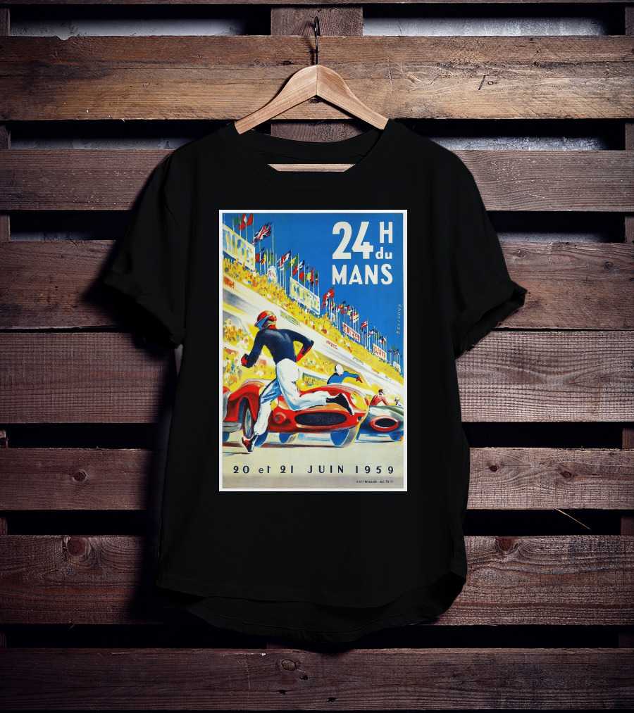 24 Heures Du Mans 20 Et 21 Juin 1959 Racing Event T-Shirt