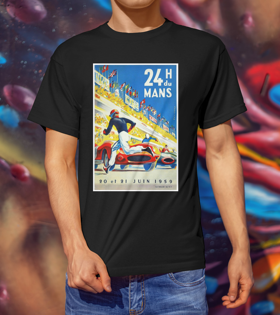 24 Heures Du Mans 20 Et 21 Juin 1959 Racing Event T-Shirt