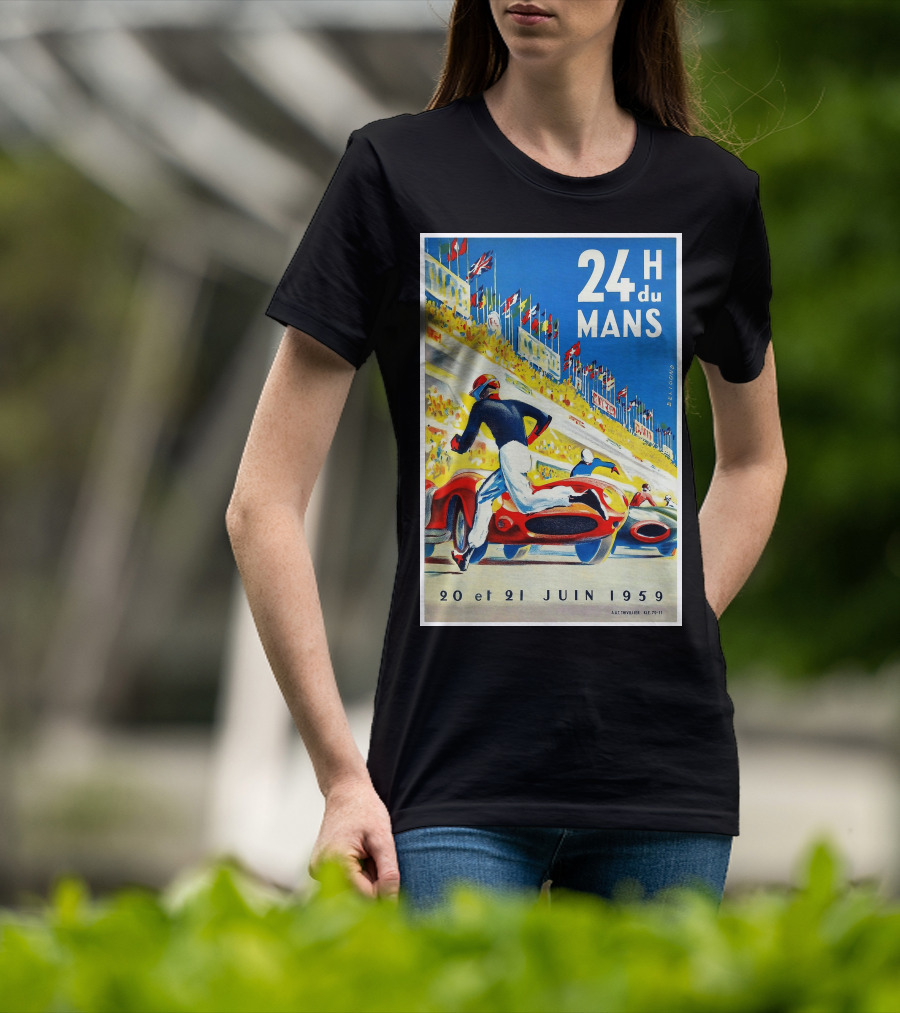 24 Heures Du Mans 20 Et 21 Juin 1959 Racing Event T-Shirt