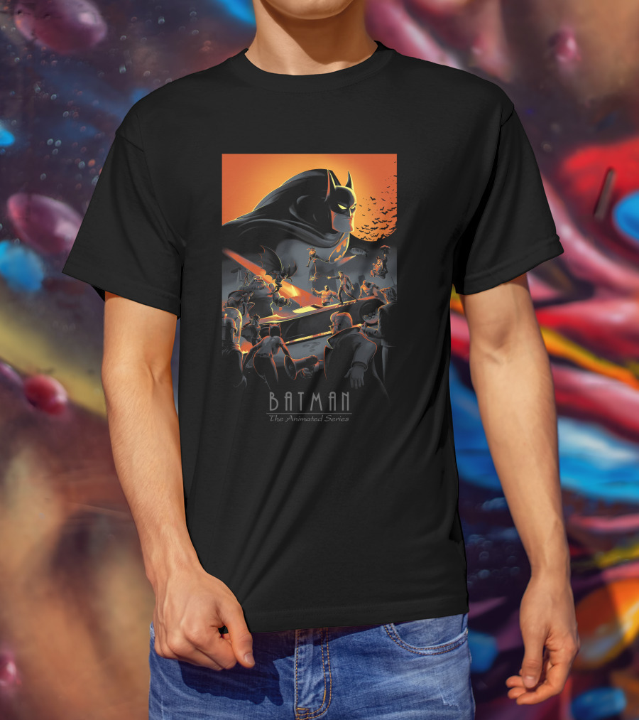 Batman The Animated Series Gotham Showdown Classic T-Shirt