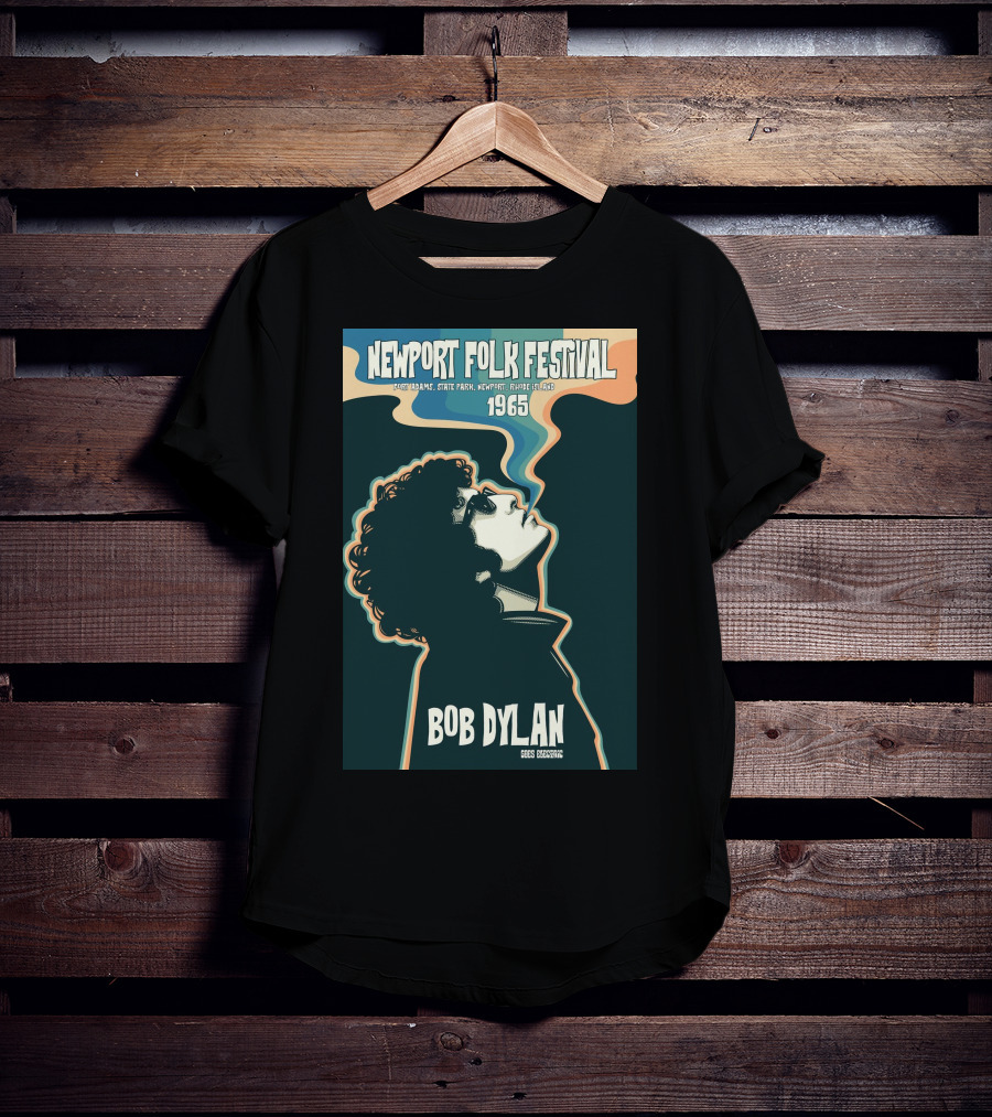 Newport Folk Festival 1965 Bob Dylan T-Shirt