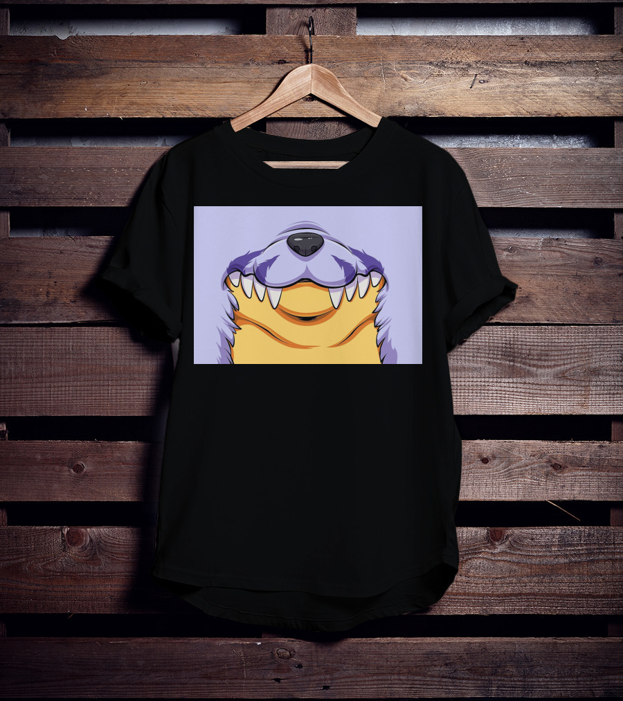Gabu Mask Anime-Inspired Wolf Face T-Shirt