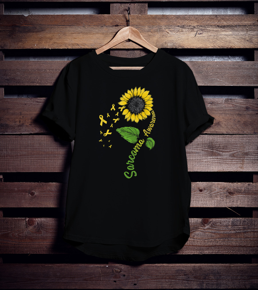 Sarcoma Cancer Awareness Survivor Flower Warrior T-Shirt