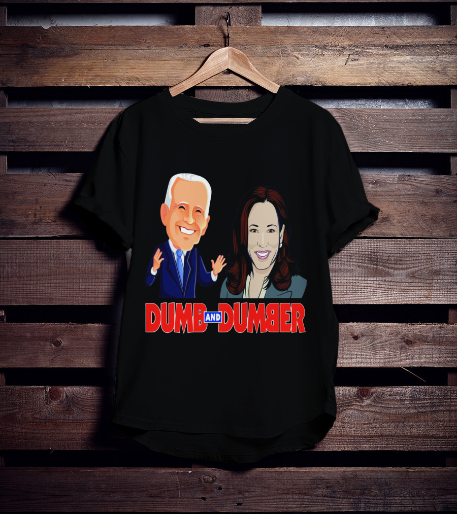 Dumb And Dumber Political Caricature Duo T-Shirt